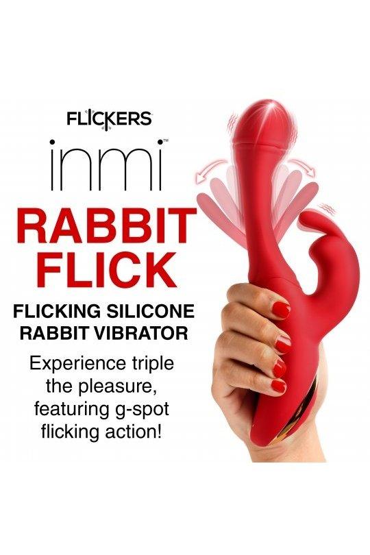 Flicking Silicone Rabbit Vibrator - Solé Resale Boutique thrift