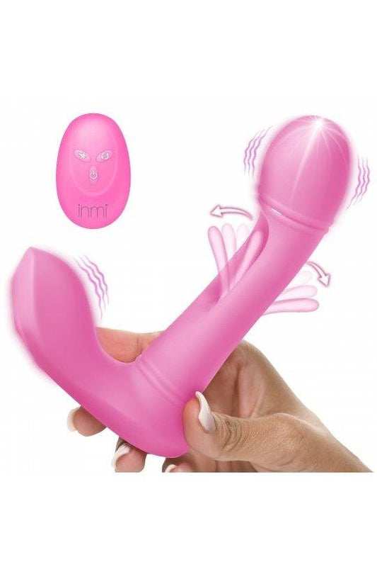 G-Flick G-Spot Flicking Silicone Vibrator with Remote - Solé Resale Boutique thrift