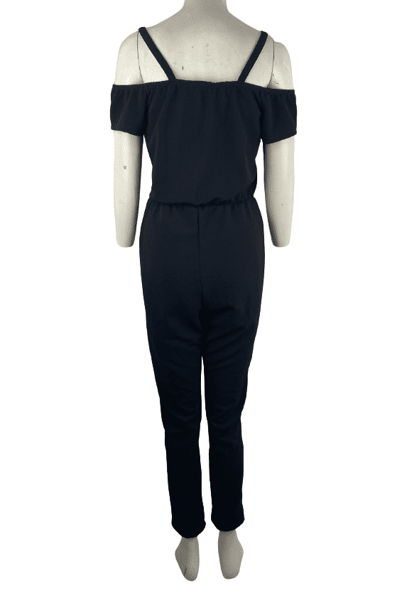Love Mood women's black jumpsuit size L - Solé Resale Boutique thrift