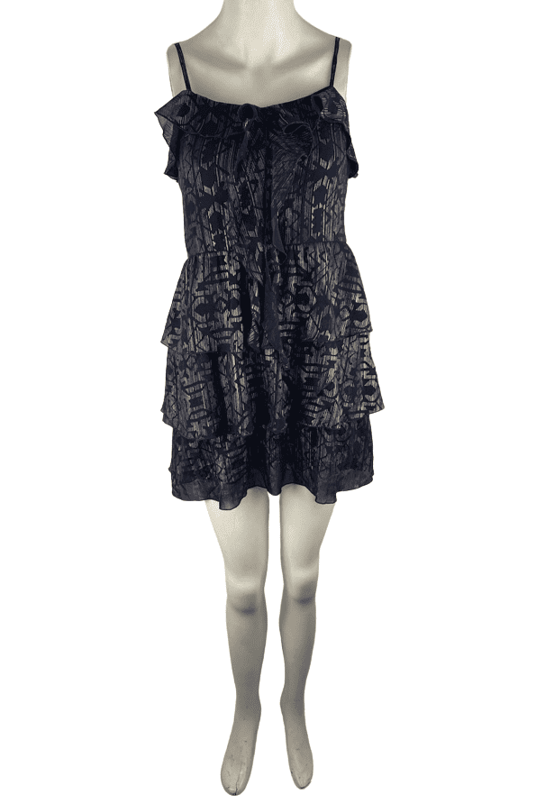 Nicole Miller kid girls blue and gold tank dress size 14 Nicole Miller kid girls blue and gold tank dress size 14