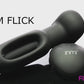 Bum Flick Vibrating and Flicking Silicone Butt Plug with Remote