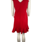 Donna Morgan women's red sleeveless midi dress size 6 - Solé Resale Boutique thrift