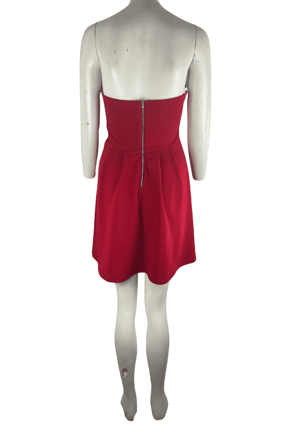 Forever 21 women's red tube short dress size M - Solé Resale Boutique thrift