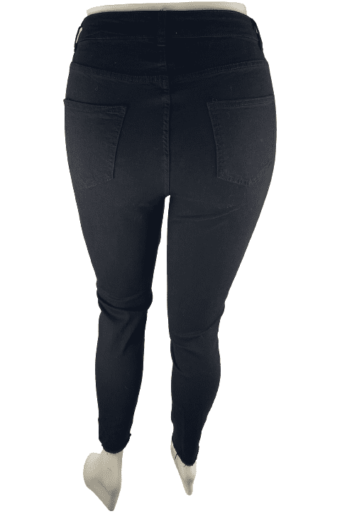 Shein women's black ripped jeans size 1XL - Solé Resale Boutique thrift