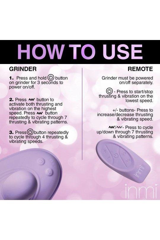 Spin n' Grind Thrusting and Vibrating Silicone Sex Grinder - Solé Resale Boutique thrift