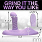Spin n' Grind Thrusting and Vibrating Silicone Sex Grinder - Solé Resale Boutique thrift