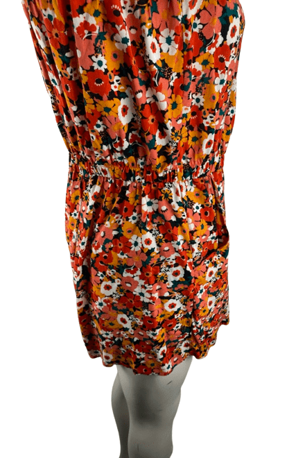 Toxik women's multicolor floral tube romper size L - Solé Resale Boutique thrift