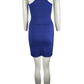 Tricot Joli royal blue mini dress size M - Solé Resale Boutique thrift