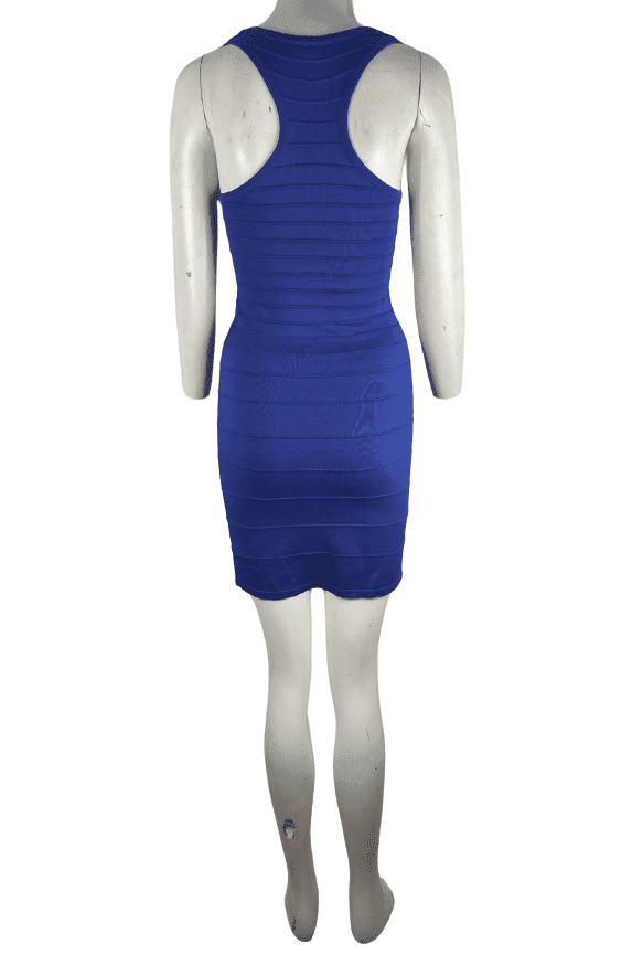 Tricot Joli royal blue mini dress size M - Solé Resale Boutique thrift