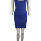 Tricot Joli royal blue mini dress size M - Solé Resale Boutique thrift