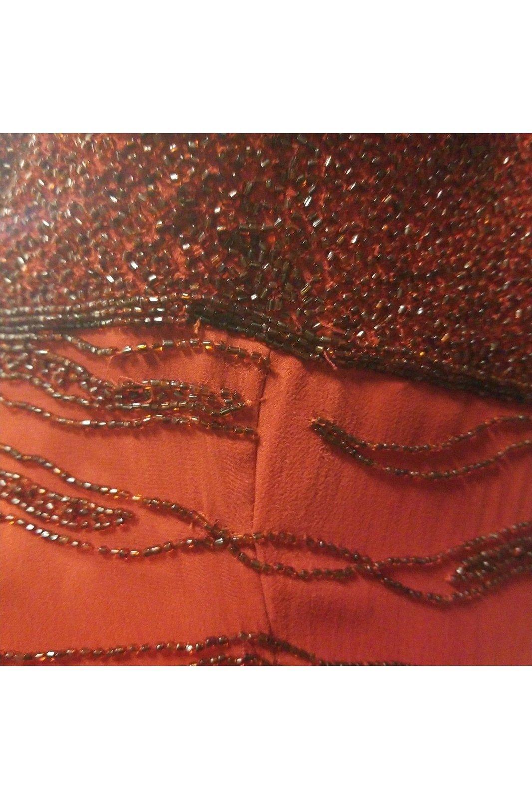 Oclin women's red long dress size L - Solé Resale Boutique thrift