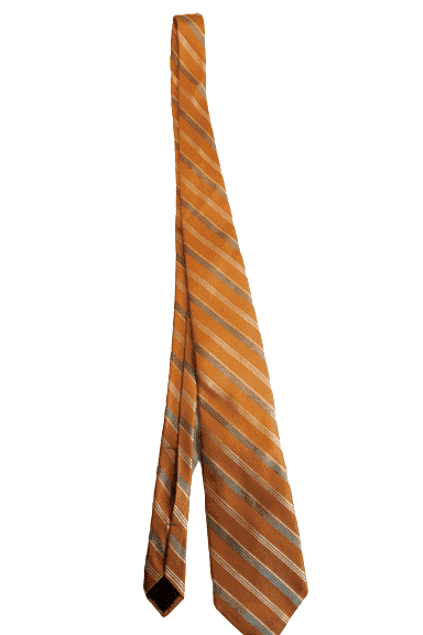 Tom James, Executive Collection men's gold tie - Solé Resale Boutique thrift