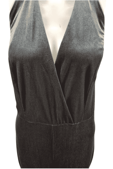 Charlotte Russe gray halter jumpsuit size 2X - Solé Resale Boutique thrift