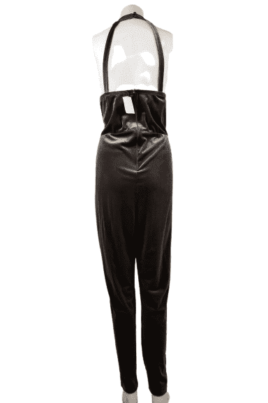 Charlotte Russe gray halter jumpsuit size 2X - Solé Resale Boutique thrift
