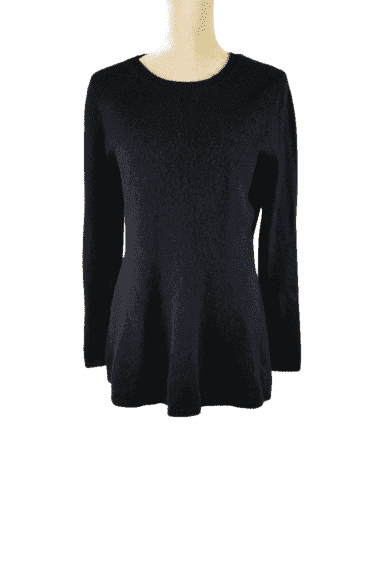 Isaac Mizrahi women's black sweater size M - Solé Resale Boutique thrift