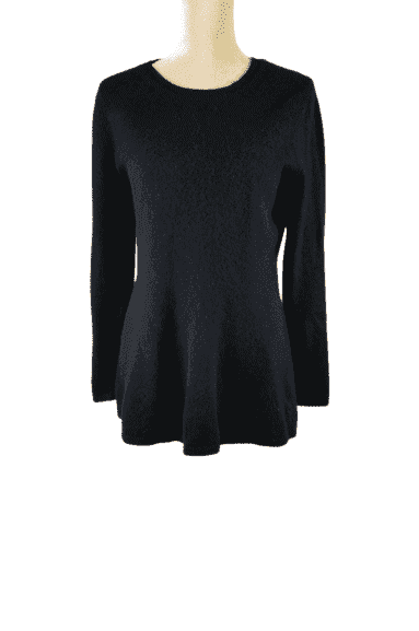 Isaac Mizrahi black sweater sz M 