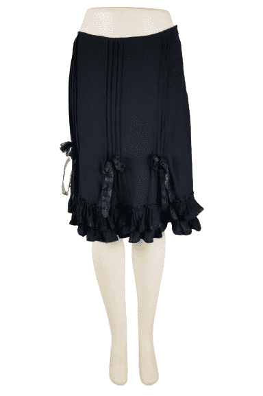 Silkland women's black skirt size 6 - Solé Resale Boutique thrift