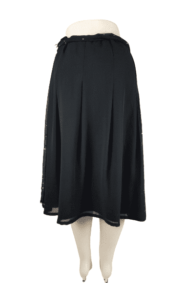 Rampage women's black with gold sequin skirt size 11 - Solé Resale Boutique thrift