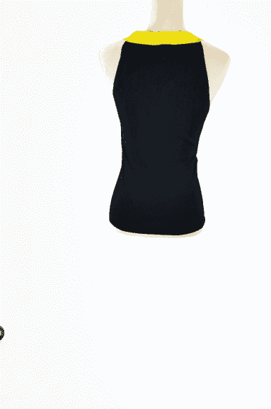 Chelsea & Theodore women's black and yellow tank top size M - Solé Resale Boutique thrift