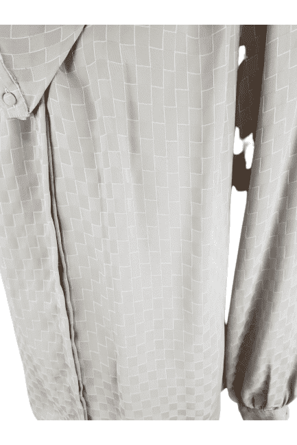 Steven Barry II women's gray blouse size 36 - Solé Resale Boutique thrift