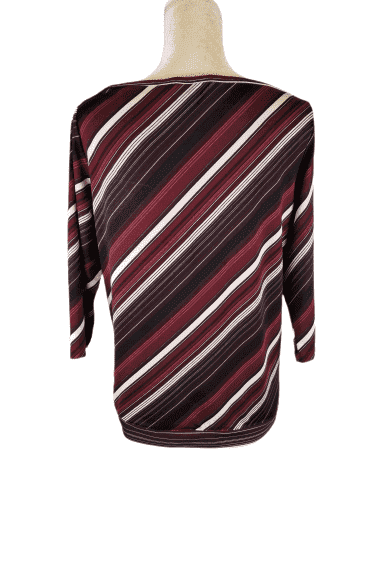 New York & Company women's burgundy blouse size M - Solé Resale Boutique thrift