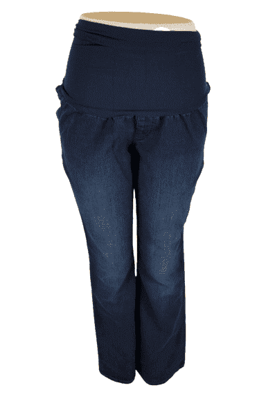Indigo Blue women's maternity blue jeans size L - Solé Resale Boutique thrift