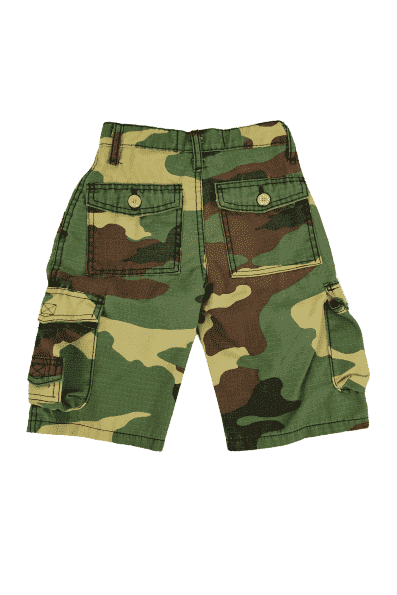 used chams cargo camouflage boys shorts size 5