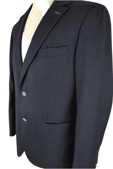 Tailored Byrd Collection, 1930 men's blue blazer size 42R - Solé Resale Boutique thrift