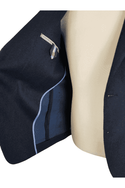 Tailored Byrd Collection, 1930 men's blue blazer size 42R - Solé Resale Boutique thrift