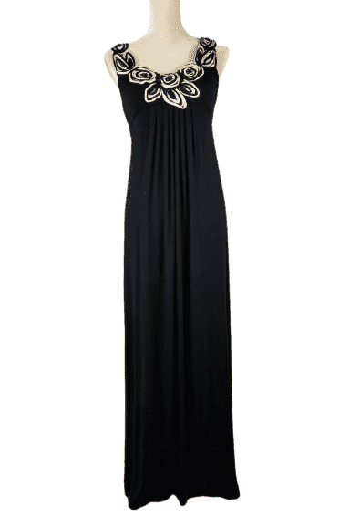 Studio M black maxi dress sz XS - Solé Resale Boutique thrift