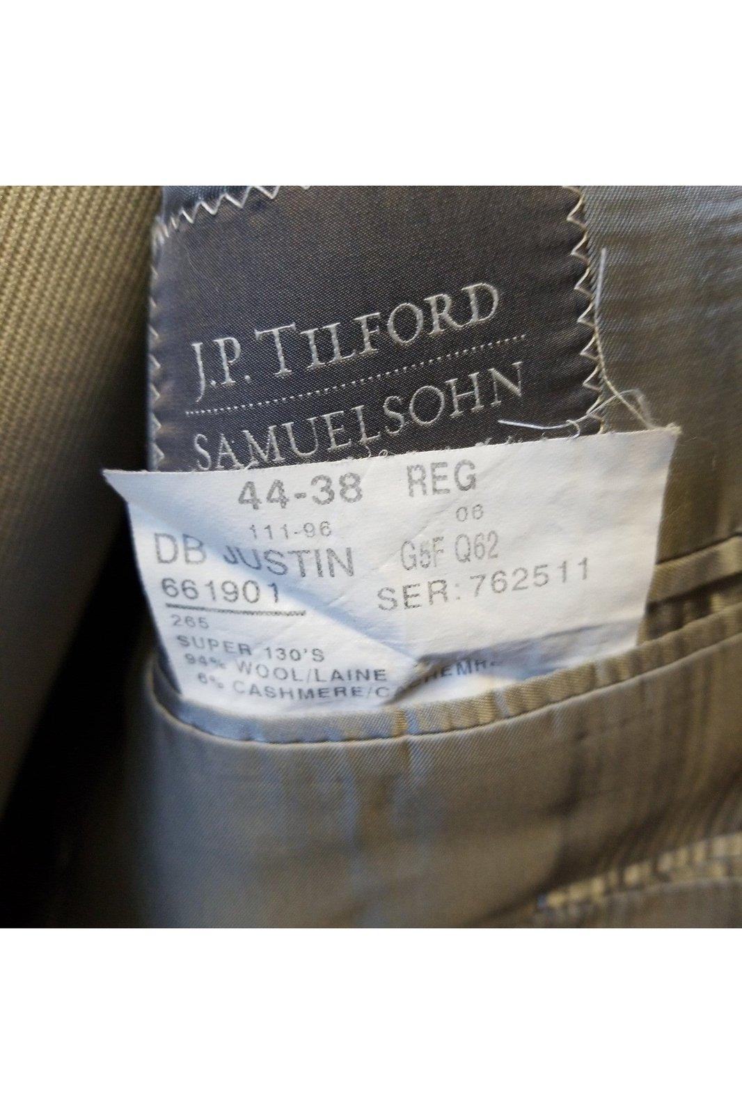 J.P. Tilford gray blazer sz 44-38 reg