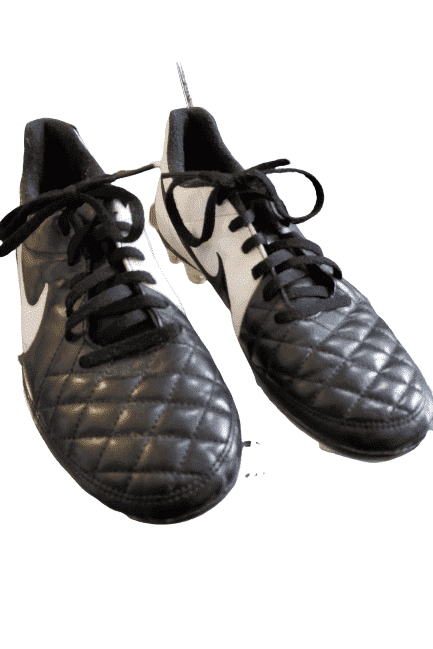 Nike men's black cleats shoes size 6.5 - Solé Resale Boutique thrift