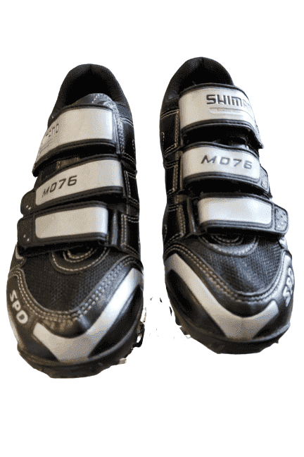 Shimano men's pedaling black shoes size 6.7 - Solé Resale Boutique thrift