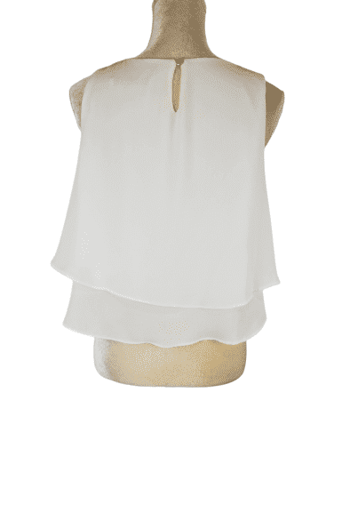 S- Zhang Lan Tins women's white tank top size M - Solé Resale Boutique thrift