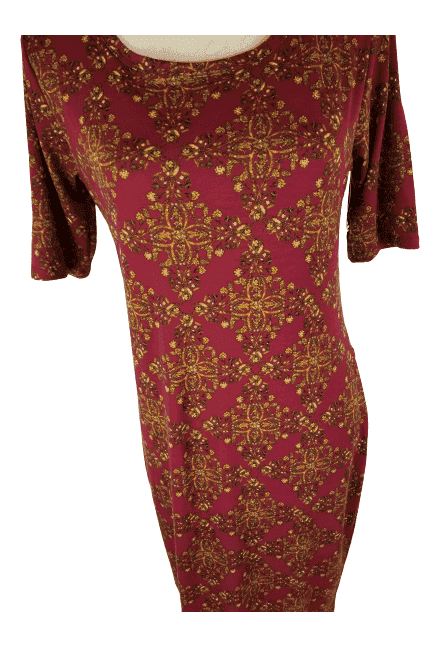 Lularoe women's purple multicolor dress size M - Solé Resale Boutique thrift