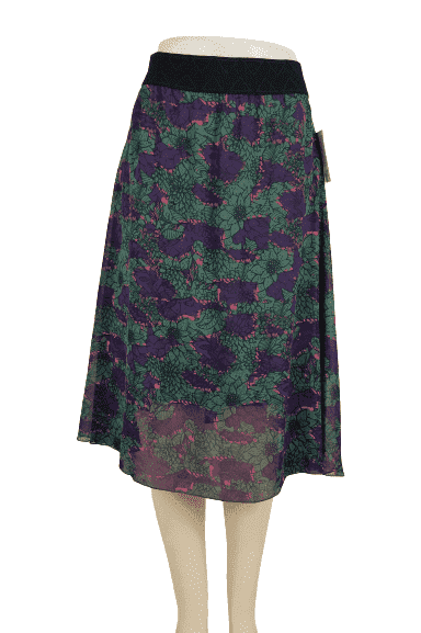 LuLaRoe women's floral skirt size M - Solé Resale Boutique thrift