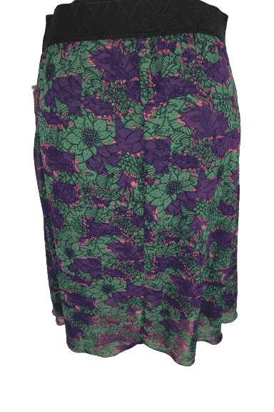 LuLaRoe women's floral skirt size M - Solé Resale Boutique thrift