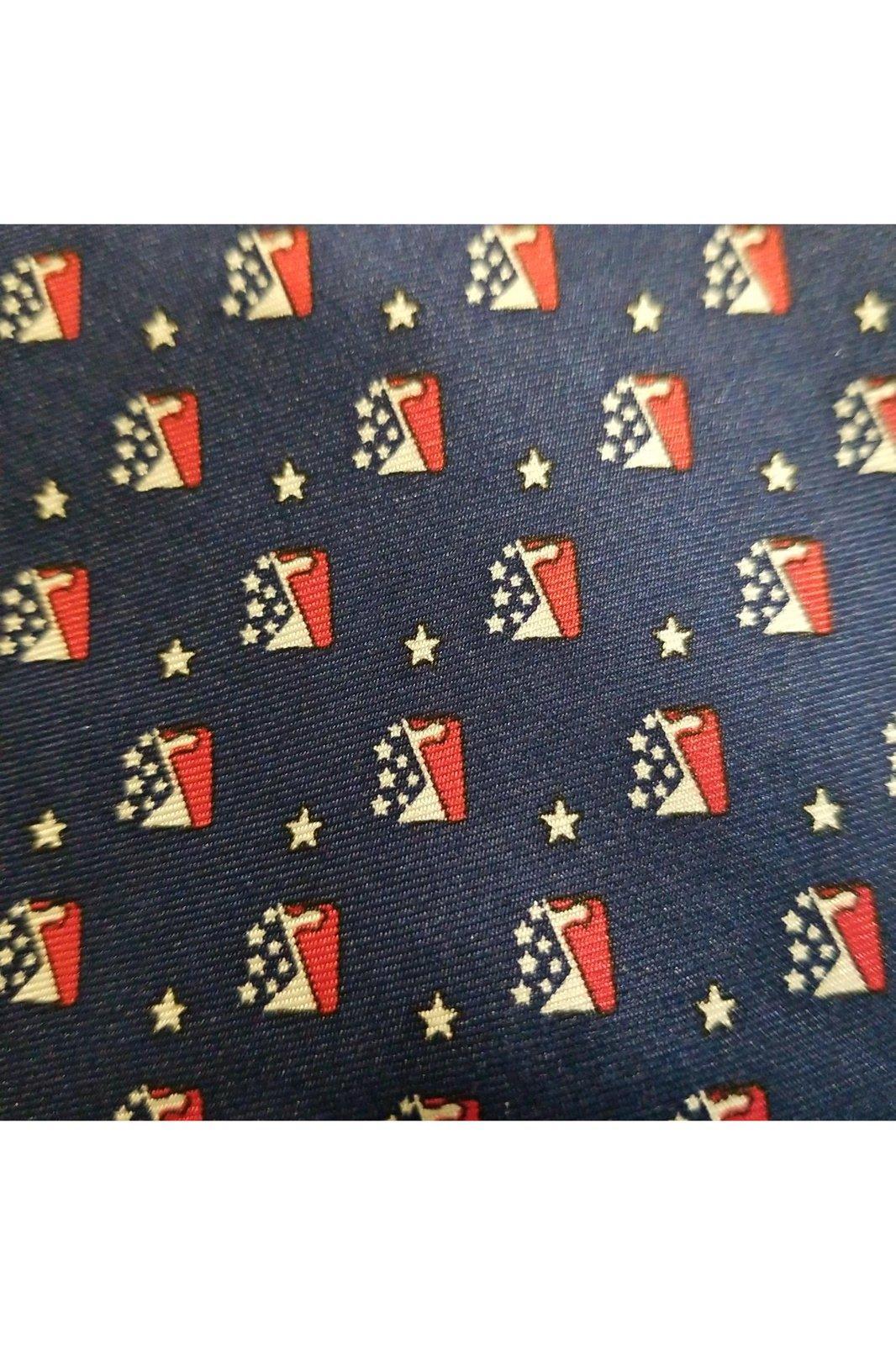 True Hero Ties men's blue necktie - Solé Resale Boutique thrift