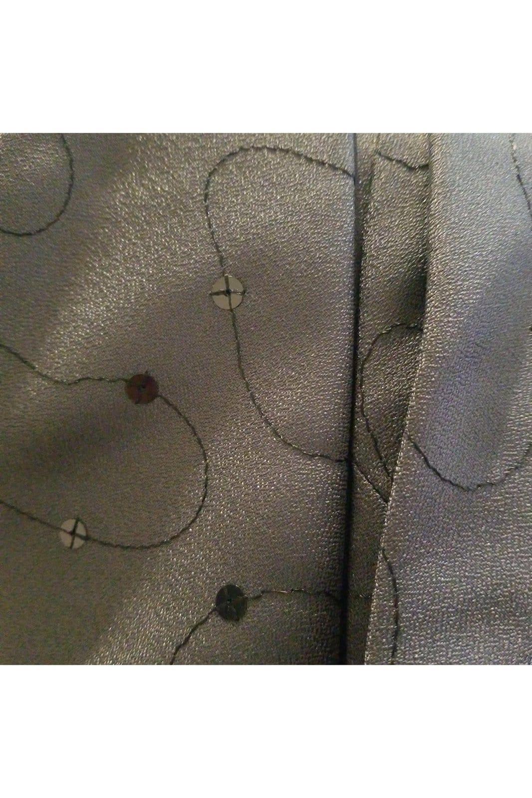 Nara IDEEEPIU men's gray necktie - Solé Resale Boutique thrift
