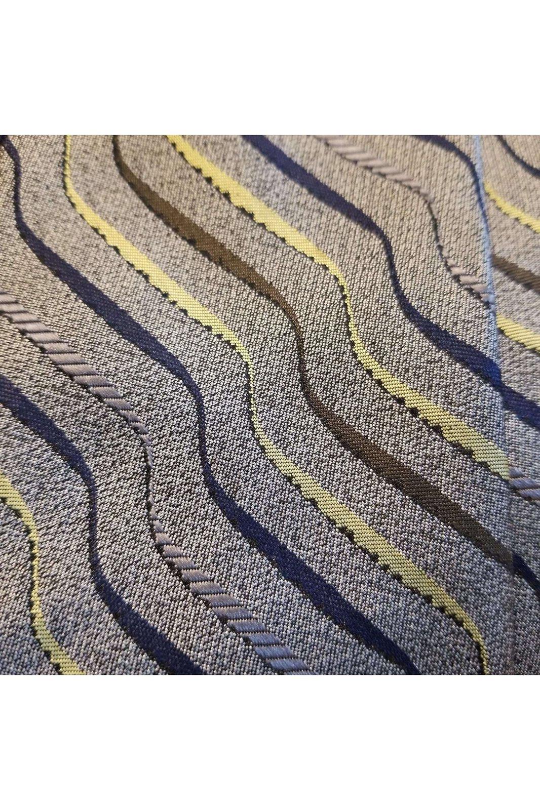 Jhane Barnes Platinum men's gray necktie - Solé Resale Boutique thrift