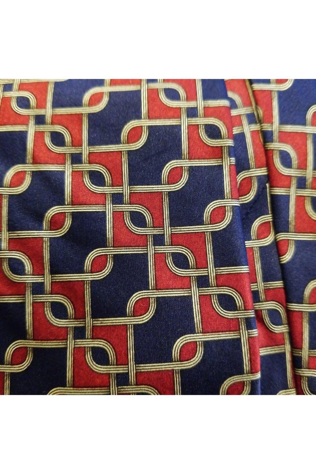 The Custom Shop Shirtmakers men's blue and red necktie - Solé Resale Boutique thrift