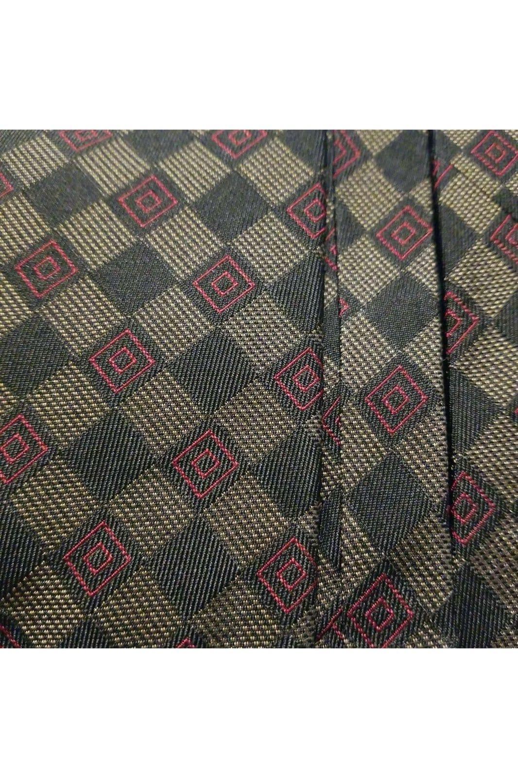 Robert Talbott men's black and red tie - Solé Resale Boutique thrift