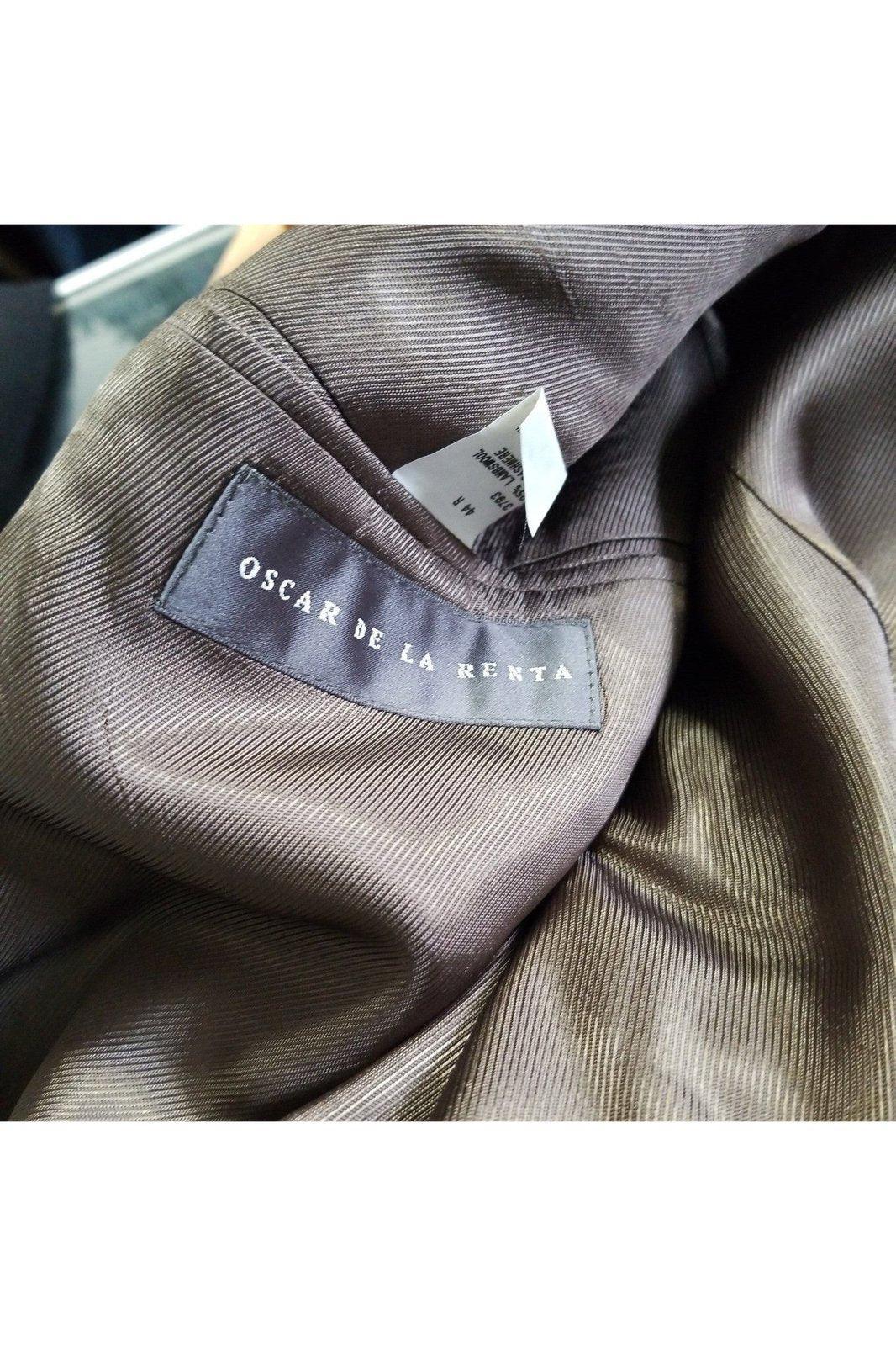 Oscar De La Renta men's gray blazer size 44R - Solé Resale Boutique thrift