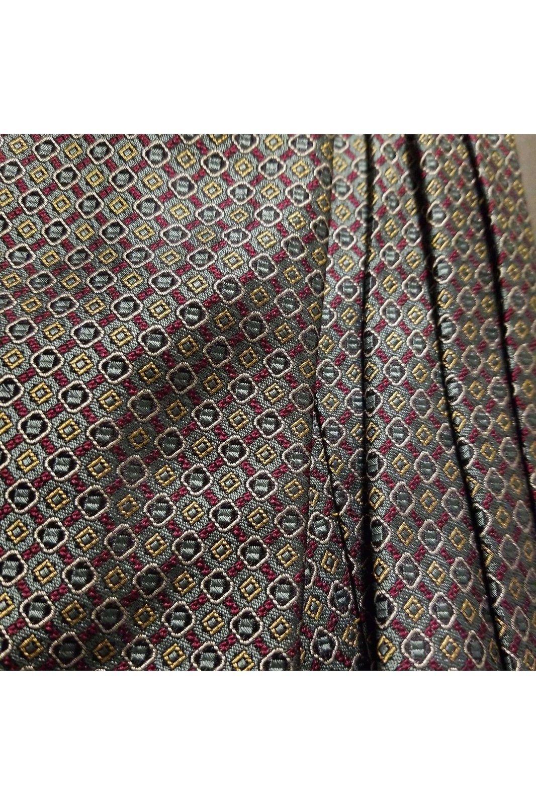 XMI for Nordstrom men's green and red tie