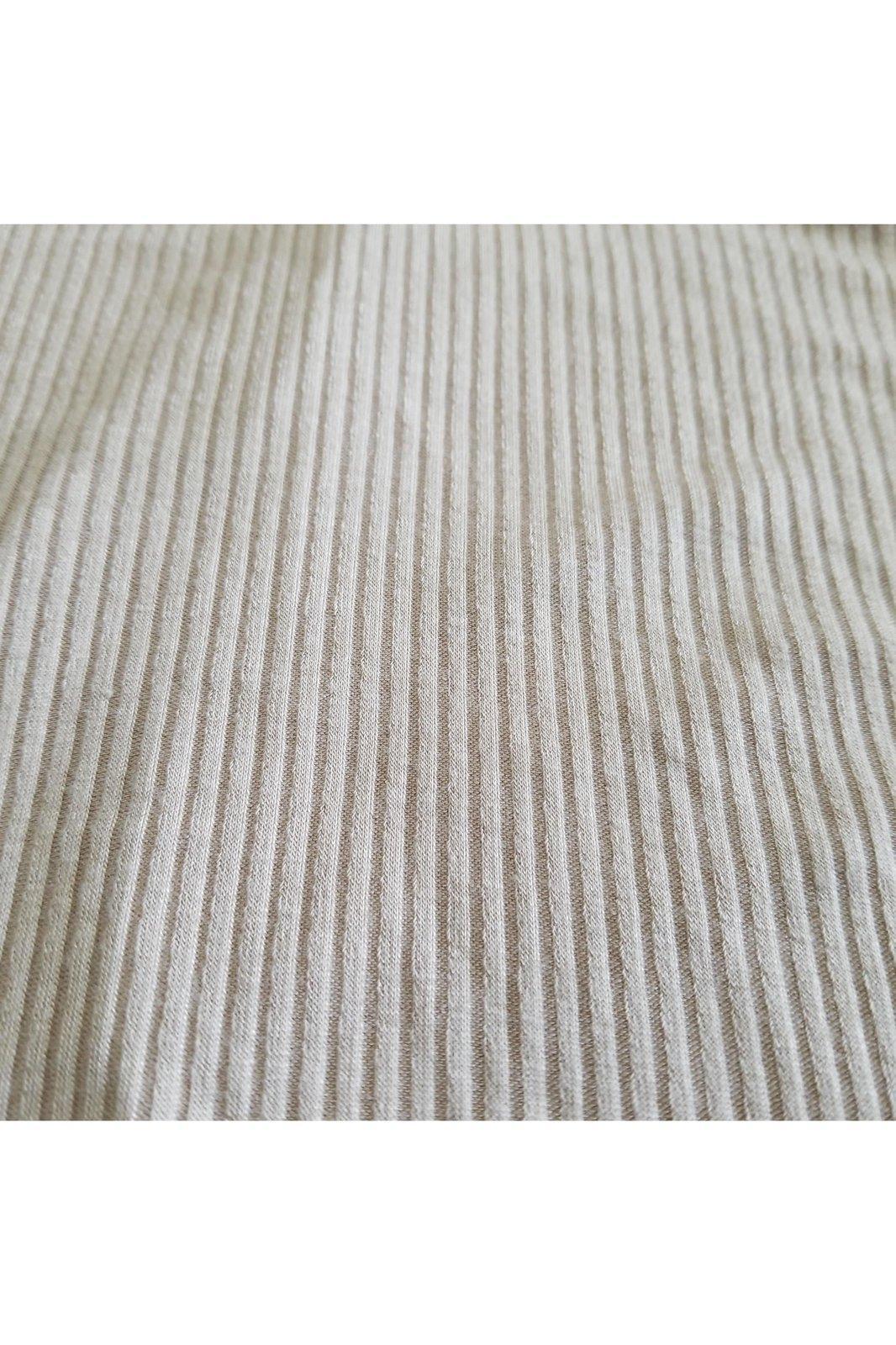 Fashion Nova women's tan cold shoulder top size L - Solé Resale Boutique thrift