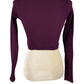 Zara women's plum crop shirt size XS