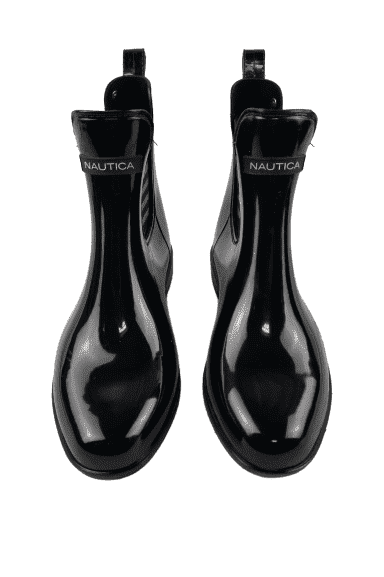Nautica women's black ankle rain boots size 6 - Solé Resale Boutique thrift