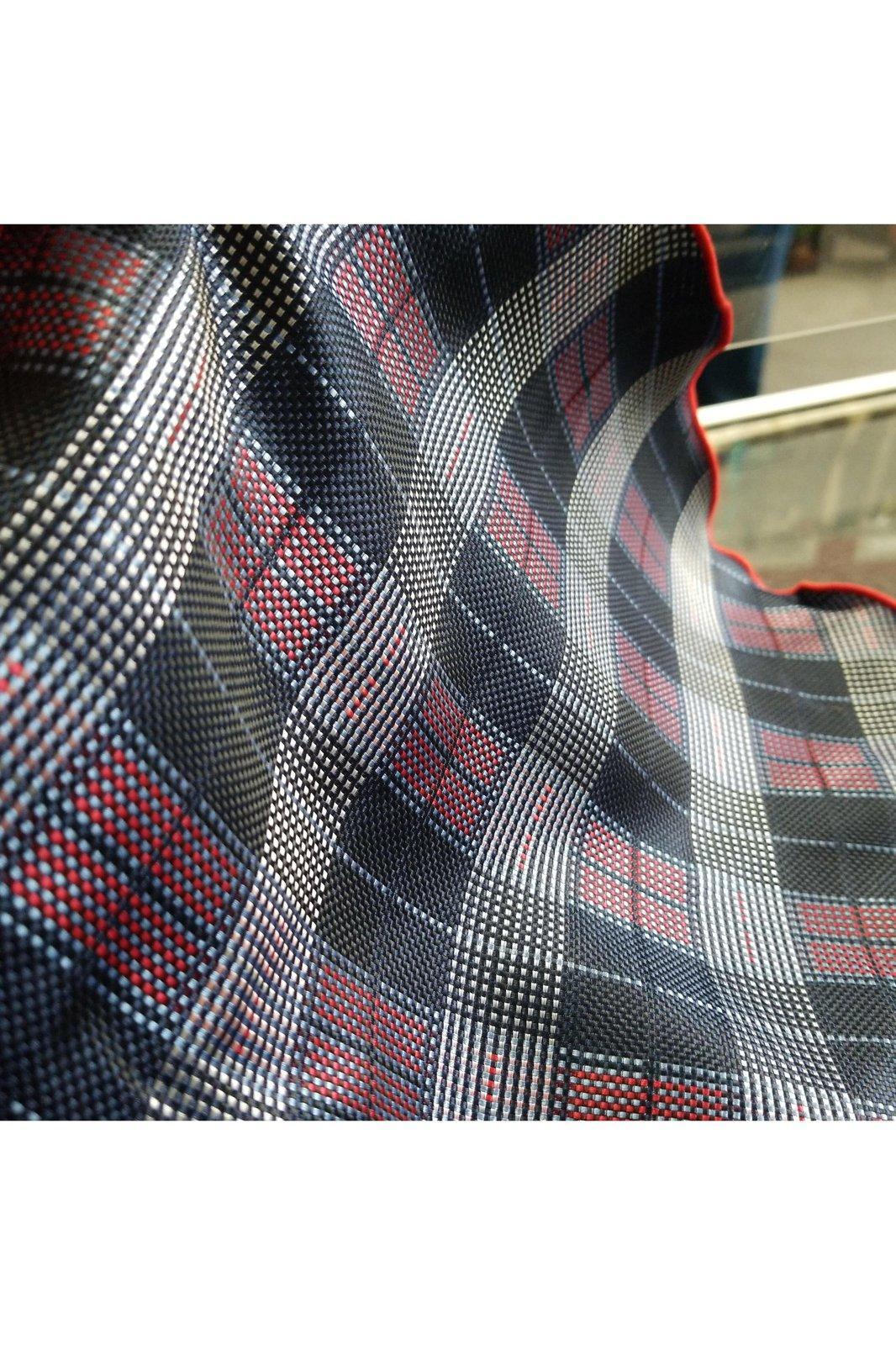 Unbranded men's custom blue and red bow tie and scarf - Solé Resale Boutique thrift