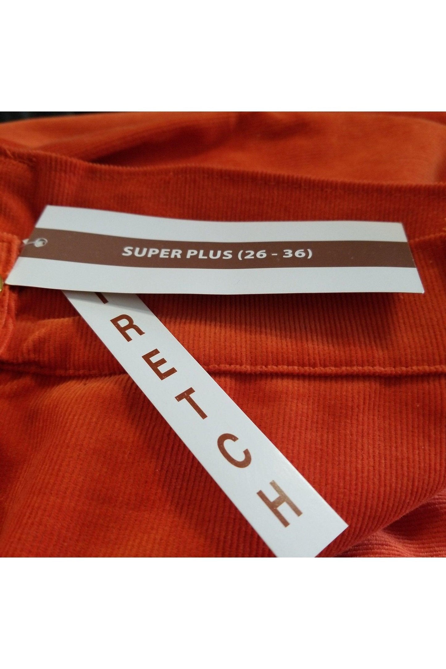 Gold Flava women's orange corduroy pant set size 32 super plus