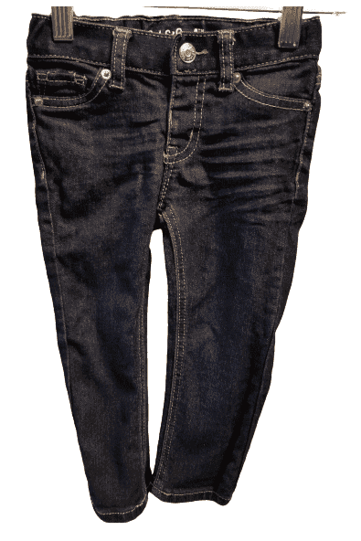 Girls dark denim fashionable jeans sz 2T - Solé Resale Boutique thrift